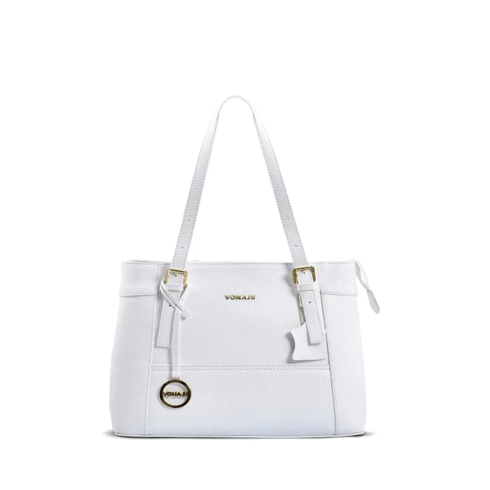 vonajuwhitetimelessleatherbag