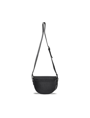 VONAJU BLACK FLAP LEATHER BAG